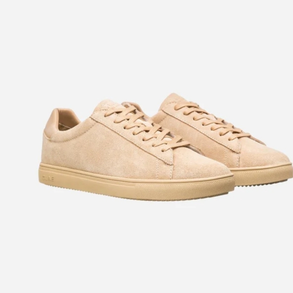 Clae Bradley in Vanilla Suede Sneakers